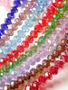 Kit de Materiales para Pulseras DIY Hechas a Mano con Cuentas 8mm Cristal de Vidrio Cuentas Planas Cuentas para Puerta Cortina Divisoria Cuentas Sueltas Semiacabadas