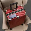 Una generación de equipaje para estudiantes hombres y mujeres, maleta de gran capacidad, rueda universal, contraseña, caja de mano, maleta trolley de negocios