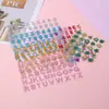 Pegatinas de Polvo Dorado Brillante, Pegatinas de Números, Pegatinas de Letras, Stock Listo del Fabricante al Por Mayor, Por Mayor de Amazon, Comercio Electrónico Transfronterizo DIY