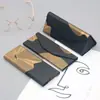 Estojo Triangular Dobrável para Óculos, Estojo de Óculos Artesanal Personalizado de Alta Qualidade, Estojo para Óculos de Sol no Atacado, Estojo para Óculos Carteira, Em Estoque