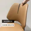 Silla de Comedor con un Estilo Nórdico de Lujo Ligero y Gama Alta, Adecuada para Comedores del Hogar, con un Asiento de Cuero Resistente a los Arañazos de Gato, Silla Minimalista Italiana, Silla para Mesa de Comedor con Respaldo