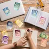 18 Tarjetas de Oráculo de Fantasía Coloridas con Energía Positiva Citas Inspiradoras en Inglés, Decoración de Escritorio, Tarjetas de Felicitación para Regalar