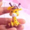 Decoração de Bolo Animal da Floresta de Argila Macia Para Assar Confeitaria Sobremesa Plug-in Desenho Animado Acessórios de Decoração de Bolo de Aniversário Infantil