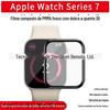 Adequado para Apple watch7 geração Qu máscara 41mm 45mm Apple Watch 3D fosco filme macio iwatch7