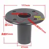 Suporte para Caixa de Som Base Bandeja Suporte Acessórios Furo de Montagem de 35mm Suporte de Orifício Duplo Base de Plástico Ilhós da Base
