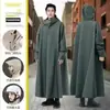Impermeable de alta resistencia para protección de cuerpo completo durante el ciclismo, con cobertura extendida para los pies, una capucha grande y diseñado para adultos, tanto hombres como mujeres, incluyendo trabajadores de oficina, adecuado para uso con bicicletas eléctricas