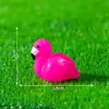 Nuevo producto transfronterizo: figuras de flamenco creativas, accesorios decorativos DIY, adornos de resina para paisajes de escritorio en miniatura