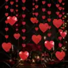 Día de San Valentín Transfronterizo, Festival Qixi, Fiesta de Cumpleaños, Decoraciones de Cinta Cosida en Forma de Corazón, Decoraciones de Arreglo de Boda en Forma de Corazón