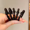 Nova Borracha de Cabelo para Rabo de Cavalo Alto Elástico Alto Faixa Grossa para Cabeça Estilo Preguiçoso Sem Costura Acessório de Cabelo Headwear Acessórios de Cabelo Coreanos