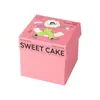 Caja para Pastel de Celebridad de Internet Mini Caja de Pastelería Bolsa de Embalaje para Postres Horneados Caja de Embalaje para Mousse Tiramisú Venta al por Mayor