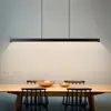 Lámpara de araña de espectro completo para restaurante, moderna, sencilla, nórdica, minimalista, para mesa de comedor, bar, diseñador, oficina, sala de estar, tira de luz