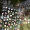 Pegatinas para Uñas con Relieve Tomoni Estilo Ins Sueño Invernal Pegatinas para Uñas Hombre de Jengibre Navideño Pegatinas Auxiliares para Uñas