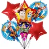 Globo de Película de Aluminio Set de Woody Buzz Lightyear de Toy Story Juguetes para Niños Decoración de Fiesta Venta al por Mayor