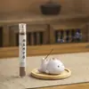 Soporte de Incienso Cerámico con Lindo Diseño de Dragón, Adecuado para Dormitorio, Fragancia Duradera, Incienso de Osmanthus