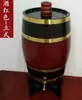 Barril de roble barril vacío al por mayor vinificación especificación fija vertical barril Baijiu barril de vino supermercado stock a granel vino cerveza Lei De Zhu