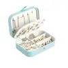 Caja de Joyería de Viaje Portátil Transfronteriza Almacenamiento Aretes Aretes Anillo Collar Caja de Almacenamiento Gran Capacidad Multicapa Hogar