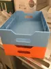 Carro de Cocina de Avión Carrito de Comedor de Aviación Caja de Almacenamiento Combinación Universal Plástico Aluminio Cajón Transparente Caja de Almacenamiento para el Hogar