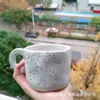Taza Irregular de Estilo Coreano ins Tinta Salpicada Venta al por Mayor Taza de Desayuno Taza de Leche Taza de Cerámica Taza de Café