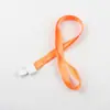 En Stock Cordón de 1.5 cm con Hebilla Integrada para Tarjeta de Identificación de Empleado/Estudiante, Portatarjetas de Autobús, Pinza de Plástico para Tarjeta, Correa Colgante Resistente al Desgaste