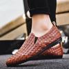 Zapatos de talla grande de moda mocasines zapatos casuales slip-on brillantes zapatos de resorte zapatos de hombre zapatos casuales para hombre