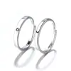 Anel de Casal Sol Lua Estrela Moda Simples Anel Aberto Sol Lua Fábrica Personalizada Anel de Casal