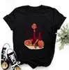 Camiseta de Chica de Pelo Corto Nueva 2025 Verano Manga Corta Ropa de Mujer Camiseta de Manga Corta WISH Dropshipping