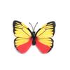Directo de fábrica 7cm mariposa de plástico al por mayor opcional decoración de jardín corona manualidades decoración accesorios