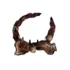 Diadema con Diente Torcido y Lazo para Mujer con Pasador de Corona Alta para Salir, Accesorio para el Cabello Versátil y Dulce, Novedad Otoño e Invierno 2025