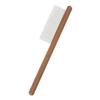 Peine para mascotas con mango de madera para eliminar el pelo de gatos y perros, peine flotante para eliminar pulgas y pelo largo, peine con dientes.