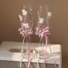 Gafas para Tostar Estilo Coreano Sencillas de Alto Valor Paquete de Materiales DIY Regalo de Compromiso Boda para Amigos Mejores Amigos Novia Novio