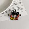 Japonês Cartoon Dragon Ball Series Metal Badge Animação Personagem Goku Roshi Fada Acessórios Broche