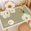 Mesa de Centro Pequeña para Escritorio Alfombrilla Fresca a Prueba de Aceite Impermeable Rectangular Anti-quemaduras PVC Alfombrilla para el Hogar