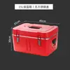Caja térmica puesto callejero comercial cafetería comida rápida platos caliente y frío doble uso cubo térmico compartimentado gran capacidad camping comida grande