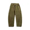 Ropa Vintage Yidao 2026 Otoño Nuevos Pantalones de Pana a Rayas Vintage de Pierna Ancha para Hombre, Pantalones Casuales Sueltos de Pierna Recta