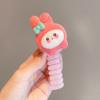 Anillos para el Cabello de Línea Telefónica Enrollable para Niños Cuerda para Atar el Cabello sin Gomas Dibujos Animados Sanrio Goma Elástica para Cola de Caballo Alta de Niñas Accesorios para el Cabello