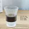 Caneca de Café de Vidro Embossado com Alças em Formato de Orelha, Caneca para Latte Estilo Americano, Alto Valor Estético, Sensação Premium, Exquisite Caneca para Chá da Tarde Feminino