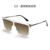 Gafas de Sol Cuadradas Grandes de Moda al por Mayor Tendencia Estilo Callejero Personalizadas Polarizadas para Mujer con un Toque de Alta Gama, Personalizables con Logo
