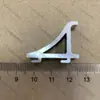 Gancho para congelador gancho para gabinete de bebidas congelador acero inoxidable hebilla de refrigerador plástico aleación de aluminio Universal Tira de estante soporte