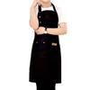 Avental de cozinha à prova d'água e óleo, logotipo impresso, masculino e feminino, restaurante, chef, leite, chá, loja, roupas de trabalho, macacão masculino, cintura adulta