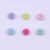 Fornecimento Direto da Fábrica pulseira colar de contas abóbora cor fosca 12mm acessórios de joias acrílicas DIY infantil