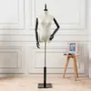 Mannequin de Loja de Roupas Adereços Meio Corpo Feminino Mesa Estilo Coreano Loja de Roupas Femininas Expositores Corpo Inteiro Mannequin de Casamento