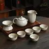 Conjunto de Chá Cerâmico Cinco Fornos Famosos Caixa de Presente para Casa e Escritório, Conjunto Completo de Chá Kung Fu, Item de Lembrança e Presente
