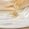 Anillo Giratorio de Nicho Personalizado para Mujer con Circonita Microincrustada, Elegante y Fresco, Sensación de Alta Gama, Joyería Versátil de Anillo Redondo con Diamantes Completos