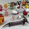 Adornos y Artesanías de Vidrio de Zibo, Miniaturas Populares de Animalitos de Vidrio, Perros Lindos, Decoraciones Creativas de Escritorio