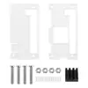 Case Acrílico para Raspberry Pi Zero 2W Raspberry Pi0 2W Capa Protetora Transparente com Dissipador de Calor