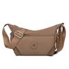 2025 Bolso Cruzado Nuevo Tipo Dumpling para Mujer, Bolso de Hombro con Textura de Moda, Bolso Ligero de Tela, Estilo Coreano, Bolso para Madres de Mediana Edad con Múltiples Compartimentos
