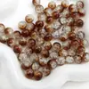 Flor explosiva miçanga de vidro moído string pulseira de contas contas feitas à mão materiais diy cristal cordão de mão contas soltas acessórios