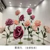 Flor Gigante Flor Artificial Arranjo de Flores Vitrine Decoração de Shopping Arranjo para Eventos Organza Flores Grandes