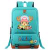 Mochila escolar de gran capacidad con estampado de Luffy de One Piece para estudiantes jóvenes, mochila de viaje para hombres y mujeres