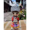 Adornos con Muñecas de Tela, Muñecas Miao, Nuevos Recuerdos, Muñecas Étnicas de Doble Pierna Especiales Hechas a Mano para Viajes